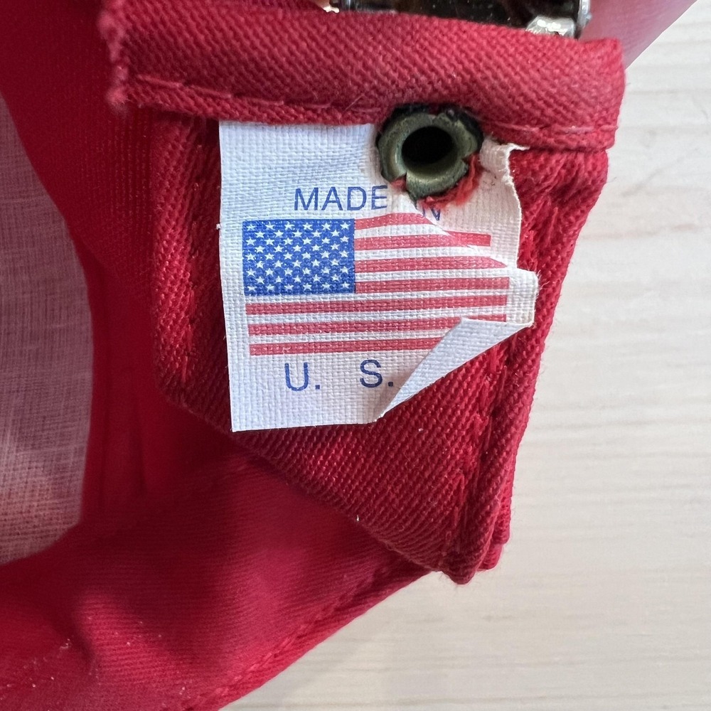 Vintage Bonanza N9449S Hat Cap Strap Back Mens One‎ Size Red Plane Aviation - Picture 6 of 6